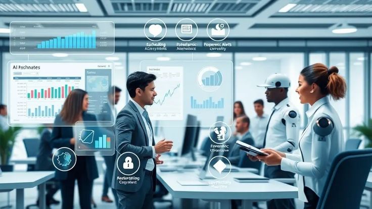 Spazio di lavoro ordinato e luminoso